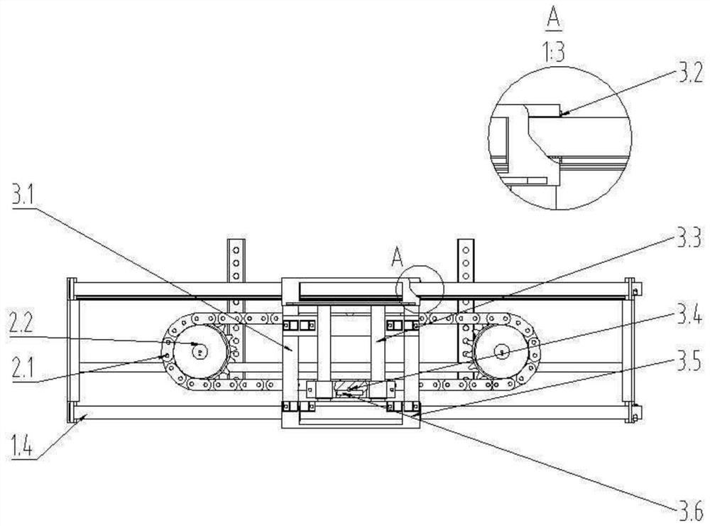 A chain reversing hydraulic jet mechanism for lotus root harvesting equipment