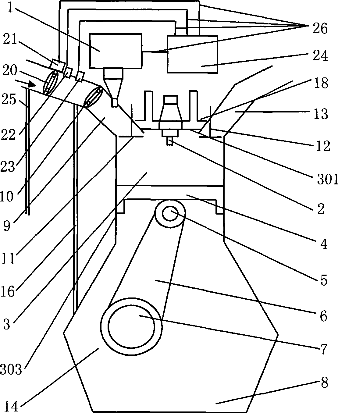 Pressure reducing air inlet high compression ratio internal-combustion engines