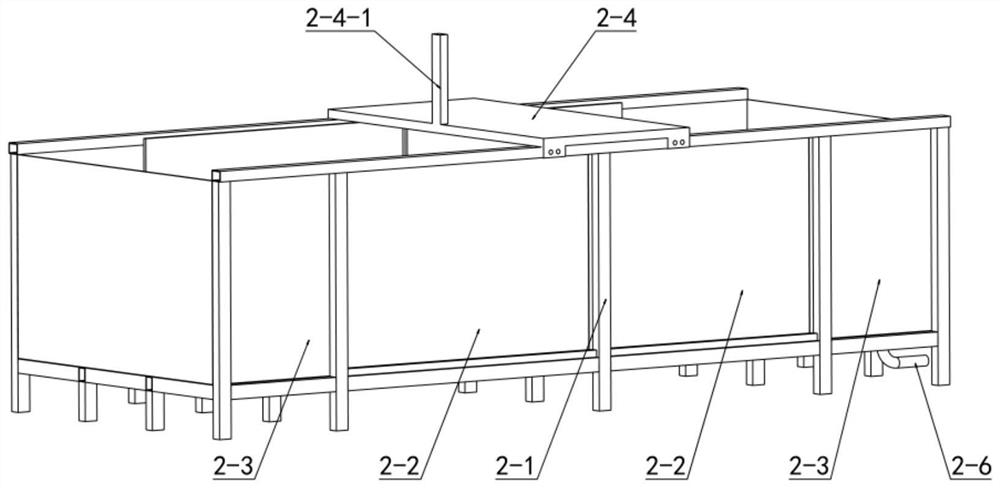 Full-transparent dredging rake head testing device