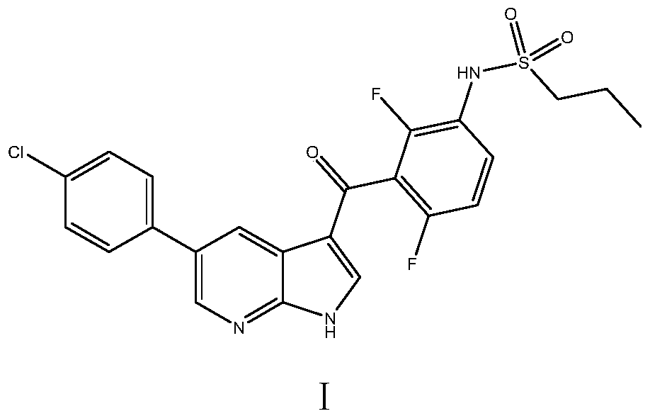 A kind of convenient preparation method of vemurafenib and its analogs