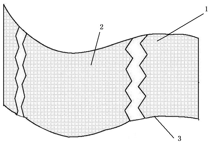 Medical auxiliary material short-distance stretching pressure bandage and manufacturing method thereof