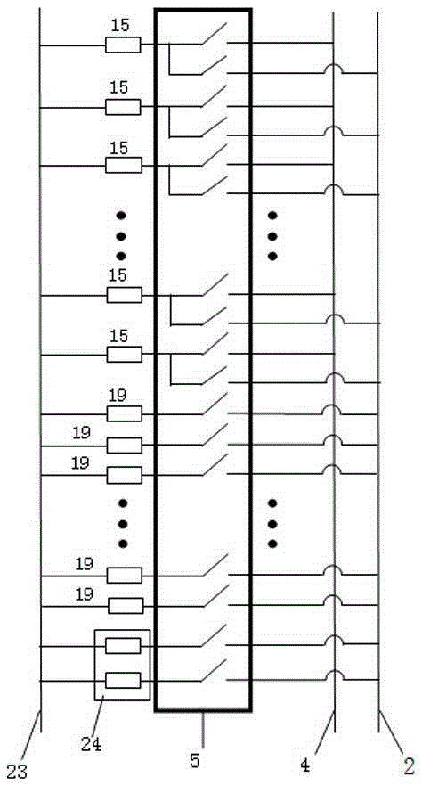Device and control method for directly drying sludge by wind power generation