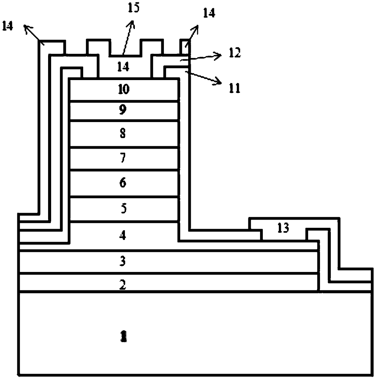 Single row carrier photodetector and method of making the same
