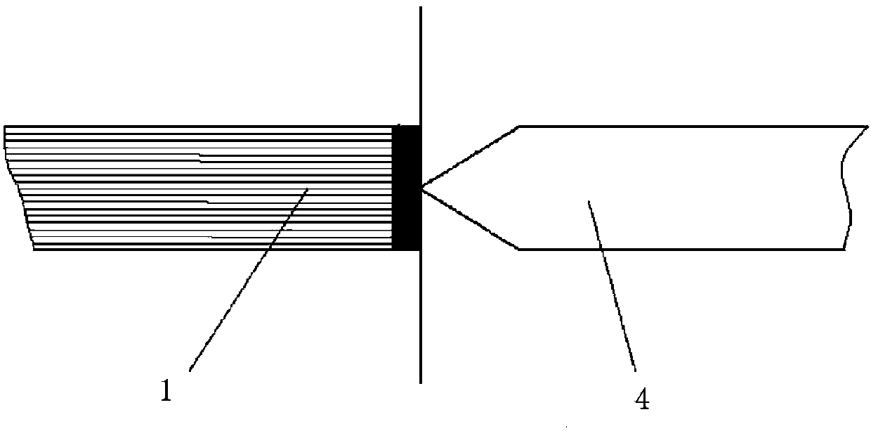 Method for welding multilayer thin metal sheets and thick metal sheet