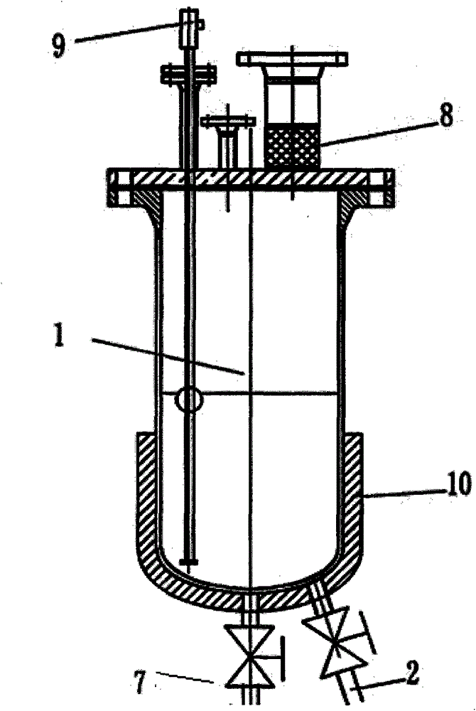 A kind of enveloping heating small-scale urea hydrolysis reaction device and hydrolysis method