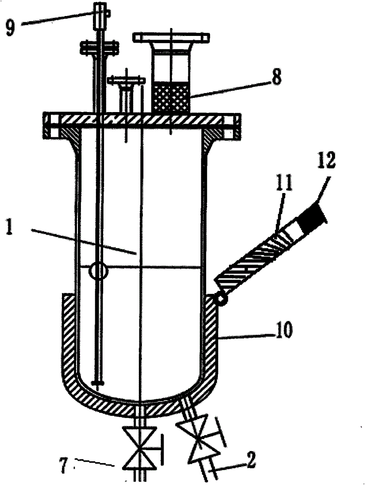 A kind of enveloping heating small-scale urea hydrolysis reaction device and hydrolysis method