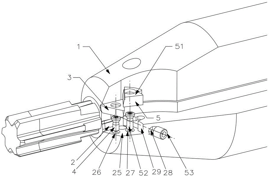 A cutting tool with adjustable leading angle