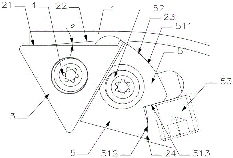 A cutting tool with adjustable leading angle