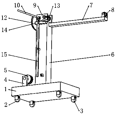 Movable small hoisting machine used in municipal engineering
