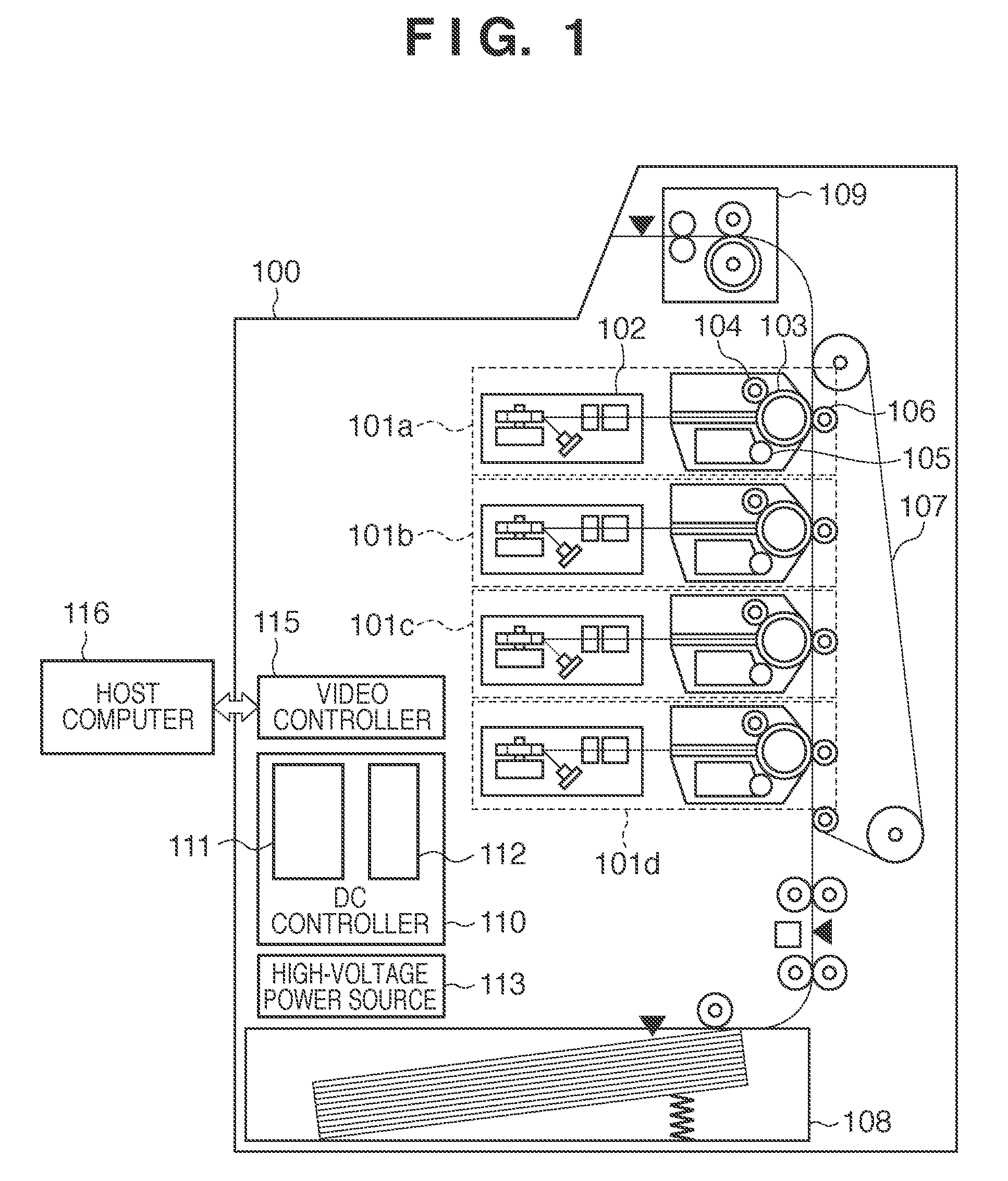Technology for reducing circuit oscillations and ripple in a high-voltage power supply using a piezoelectric transformer