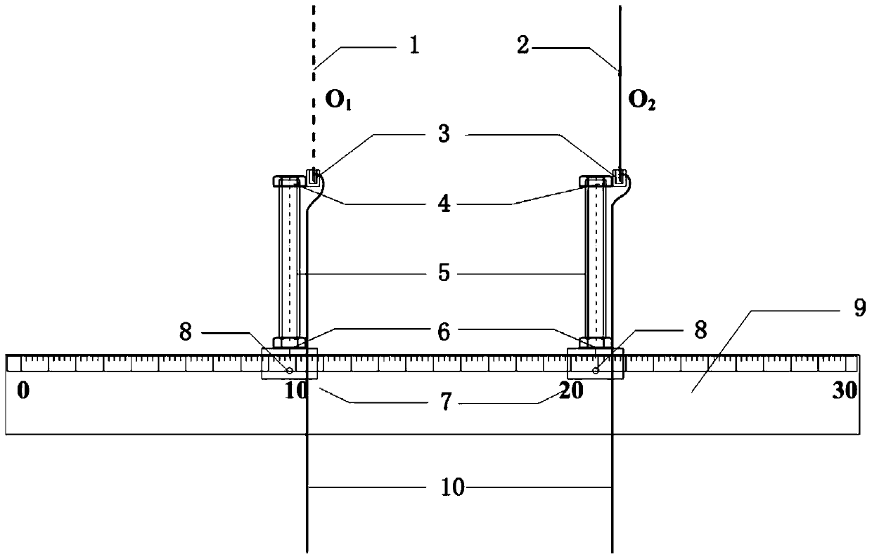 Pulse plasma thruster plume ion velocity measuring device and method