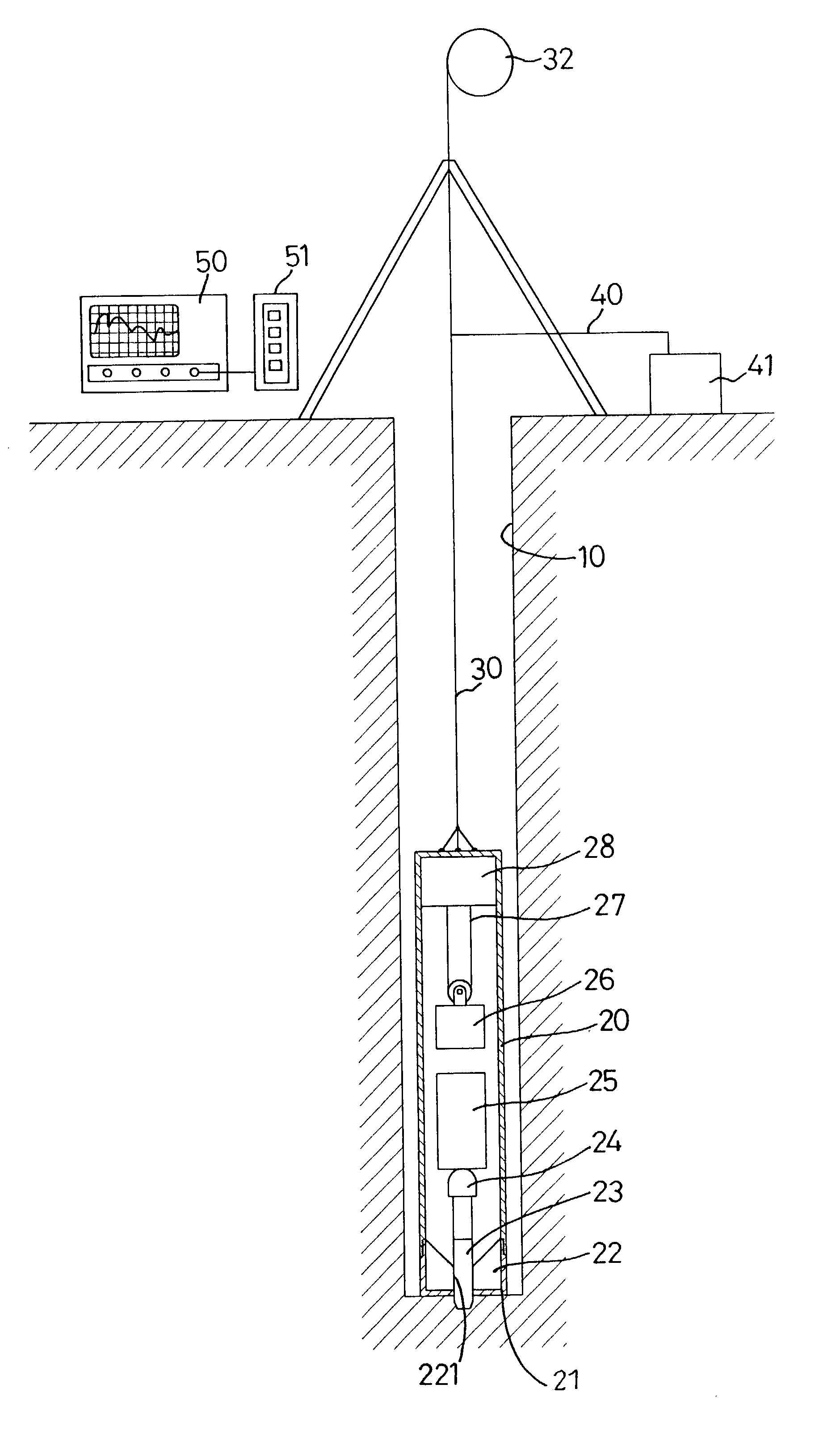 Downhole sampling method and device used in standard penetration test