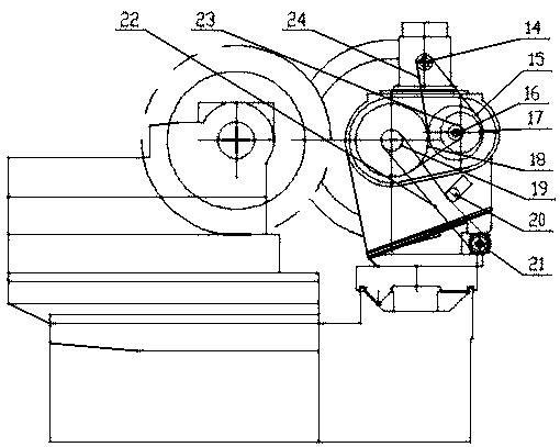 Special grinding machine for grinding shaft diameter of composite material propeller blade