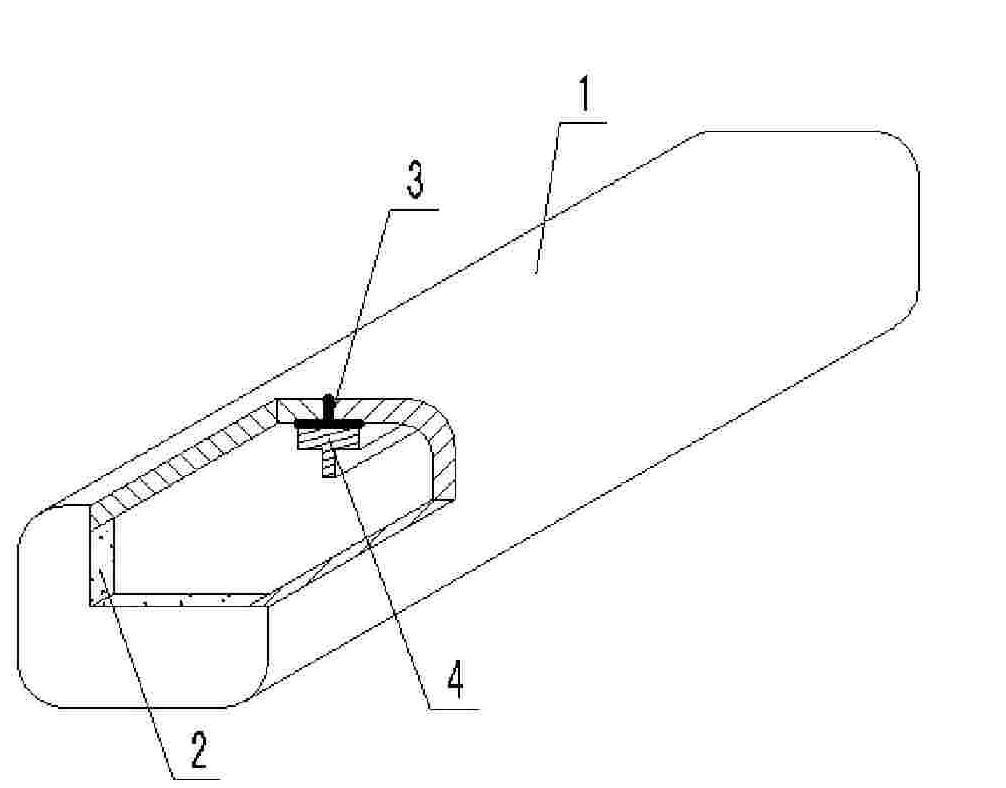 Enclosed hollow tube element