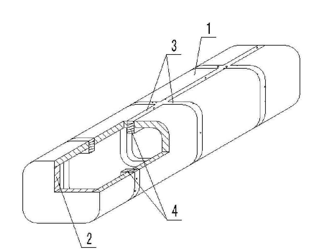 Enclosed hollow tube element