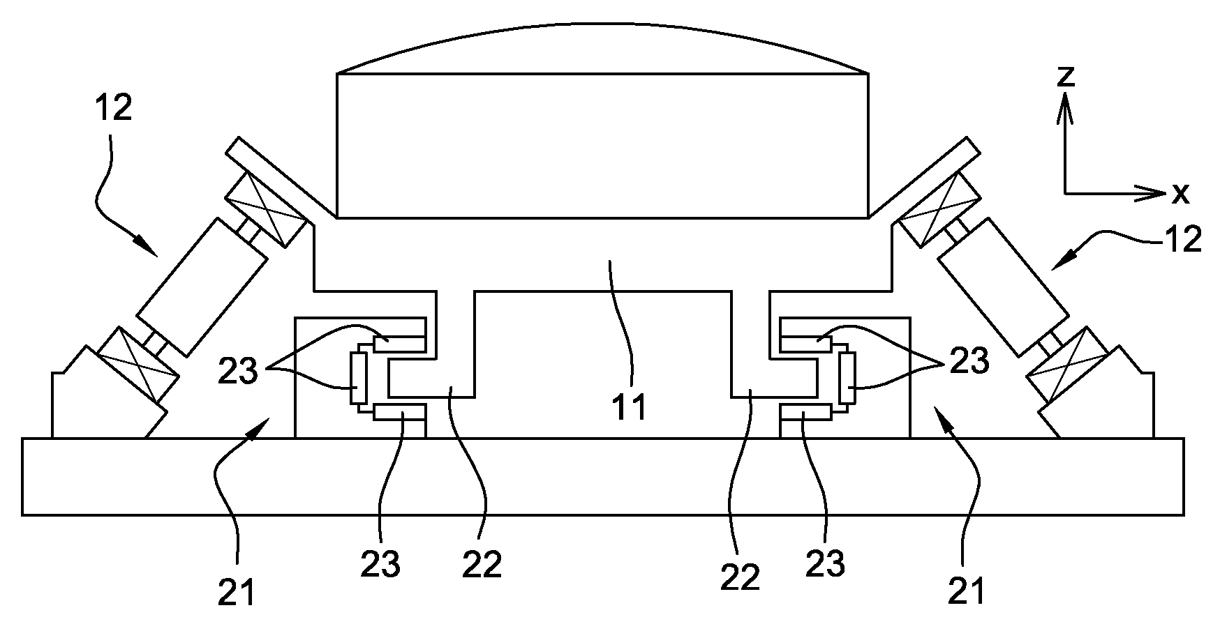 Vibration isolating device