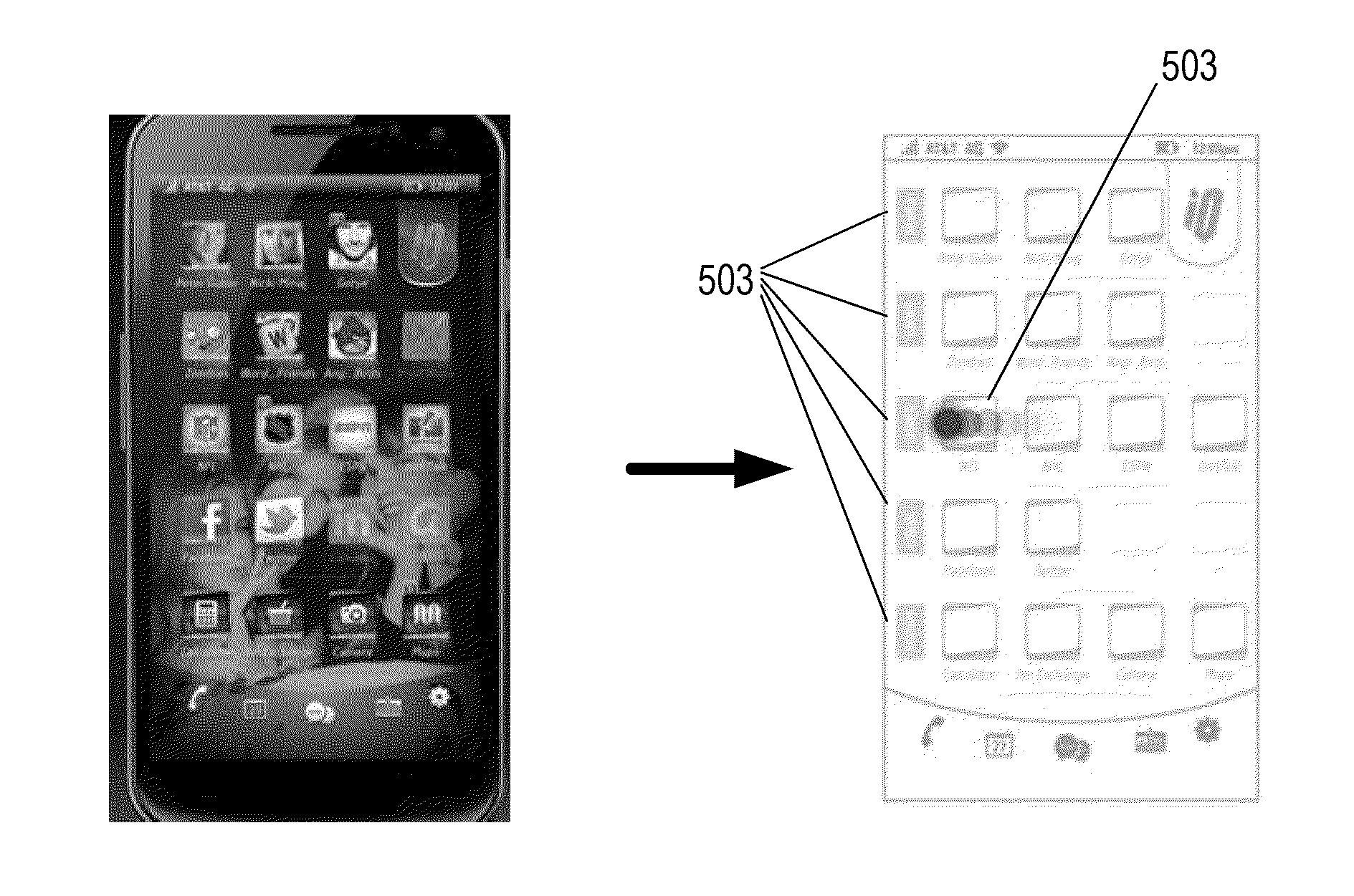 Method and system for organizing applications