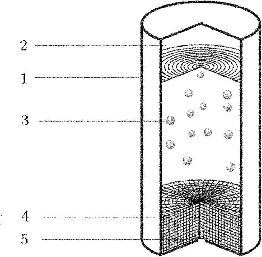 Middle and long-term small-supply quantity liquid releasing device and method