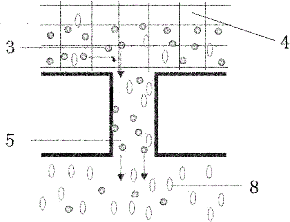 Middle and long-term small-supply quantity liquid releasing device and method