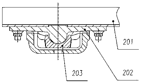 A lateral swing control method and device for side frame of railway freight car