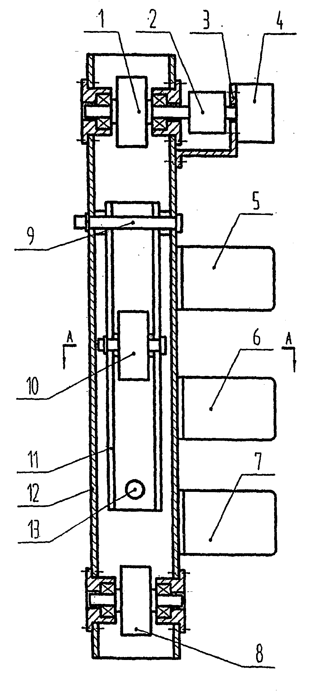 Detection method of lift guide rail perpendicularity and a detector for implementing this method