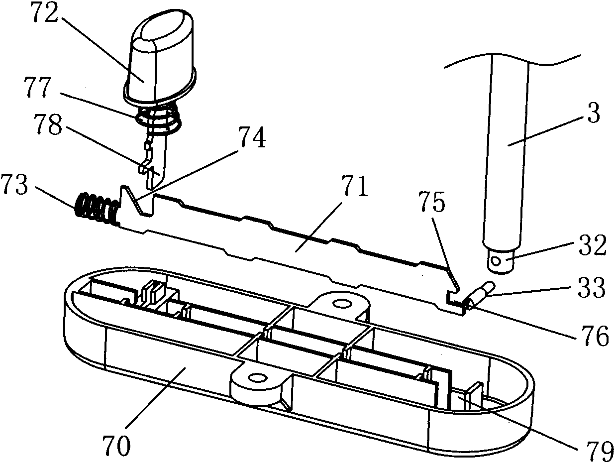Motion type washing machine with manual engaging and disengaging device