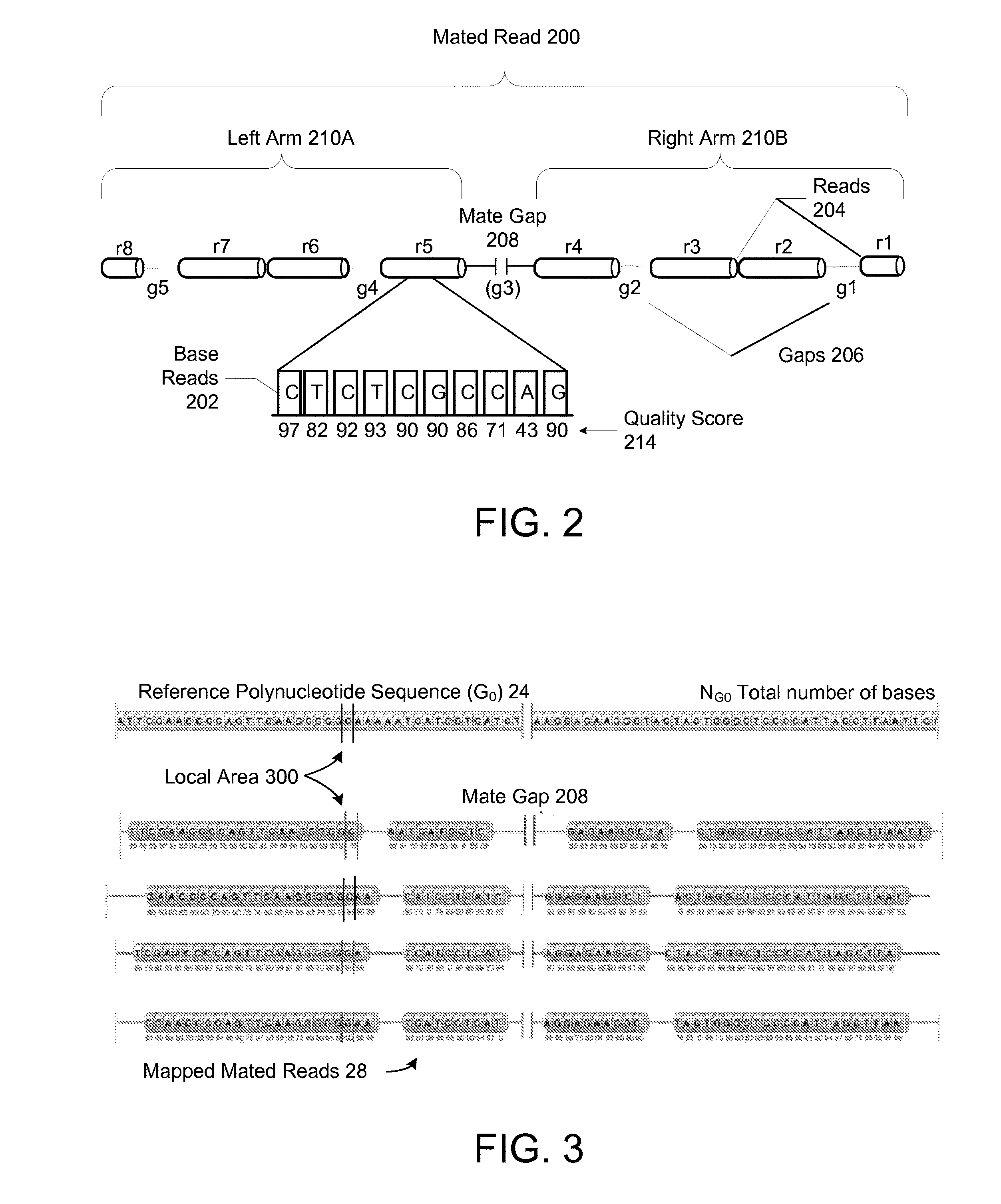 Method and system for calling variations in a sample polynucleotide sequence with respect to a reference polynucleotide sequence
