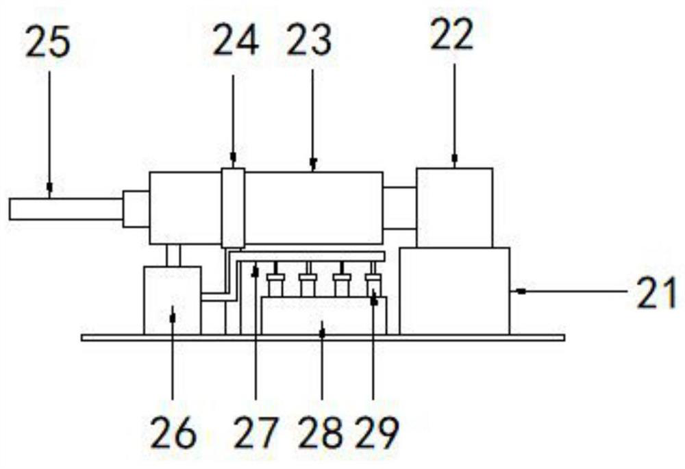 On-line detection device for corrosion protection of thermal system for hot water boiler