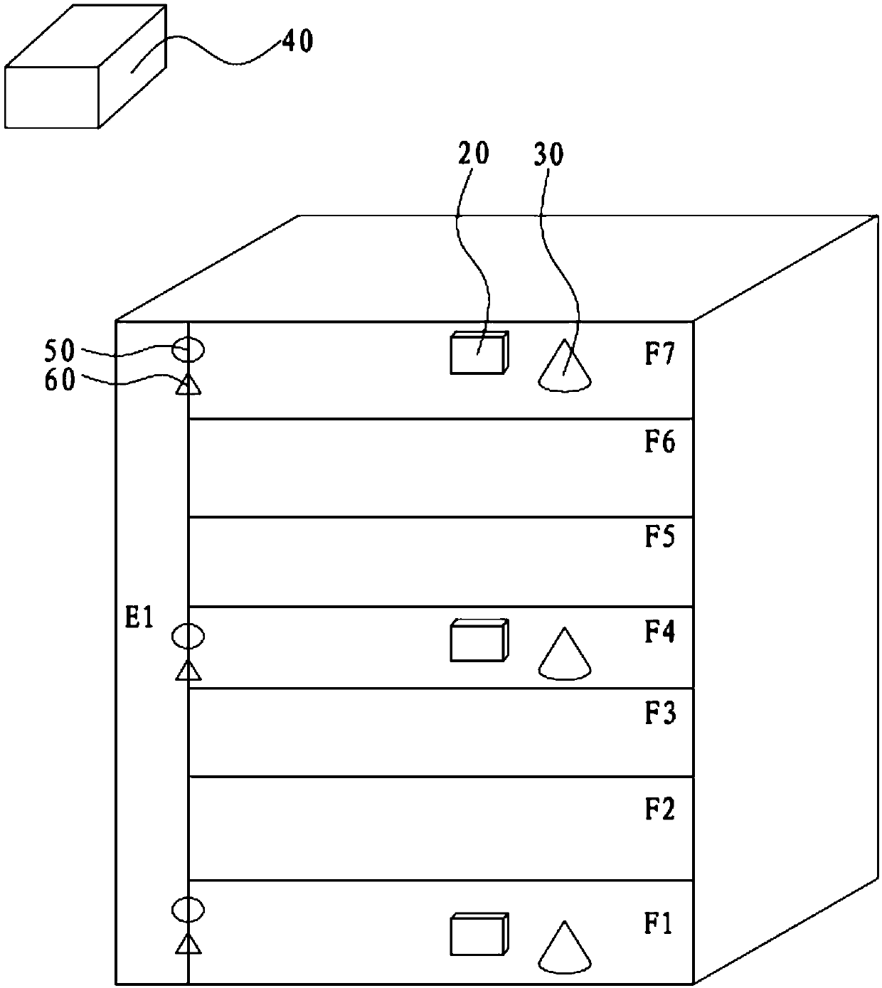 Fire alarm method and system, computer equipment and storage medium