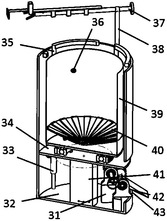 Garbage automatic packing method and garbage automatic packing machine