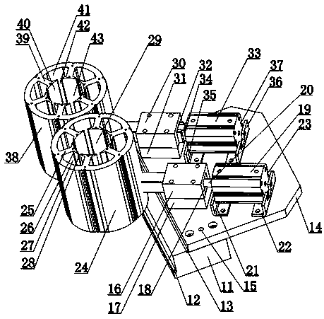 Building material PVC-U honeycomb pipe progressive guide device for plastic crusher