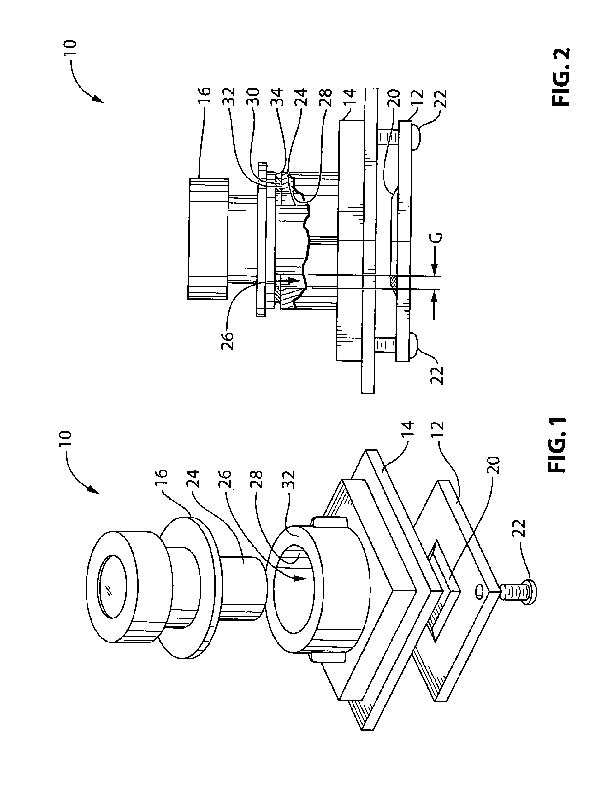 Vehicular camera and lens assembly