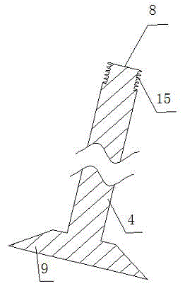 Prestressed anchor rods with anti-openings to prevent pulling out of anchor holes