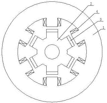 Single-phase permanent magnet type switched reluctance motor and control method thereof