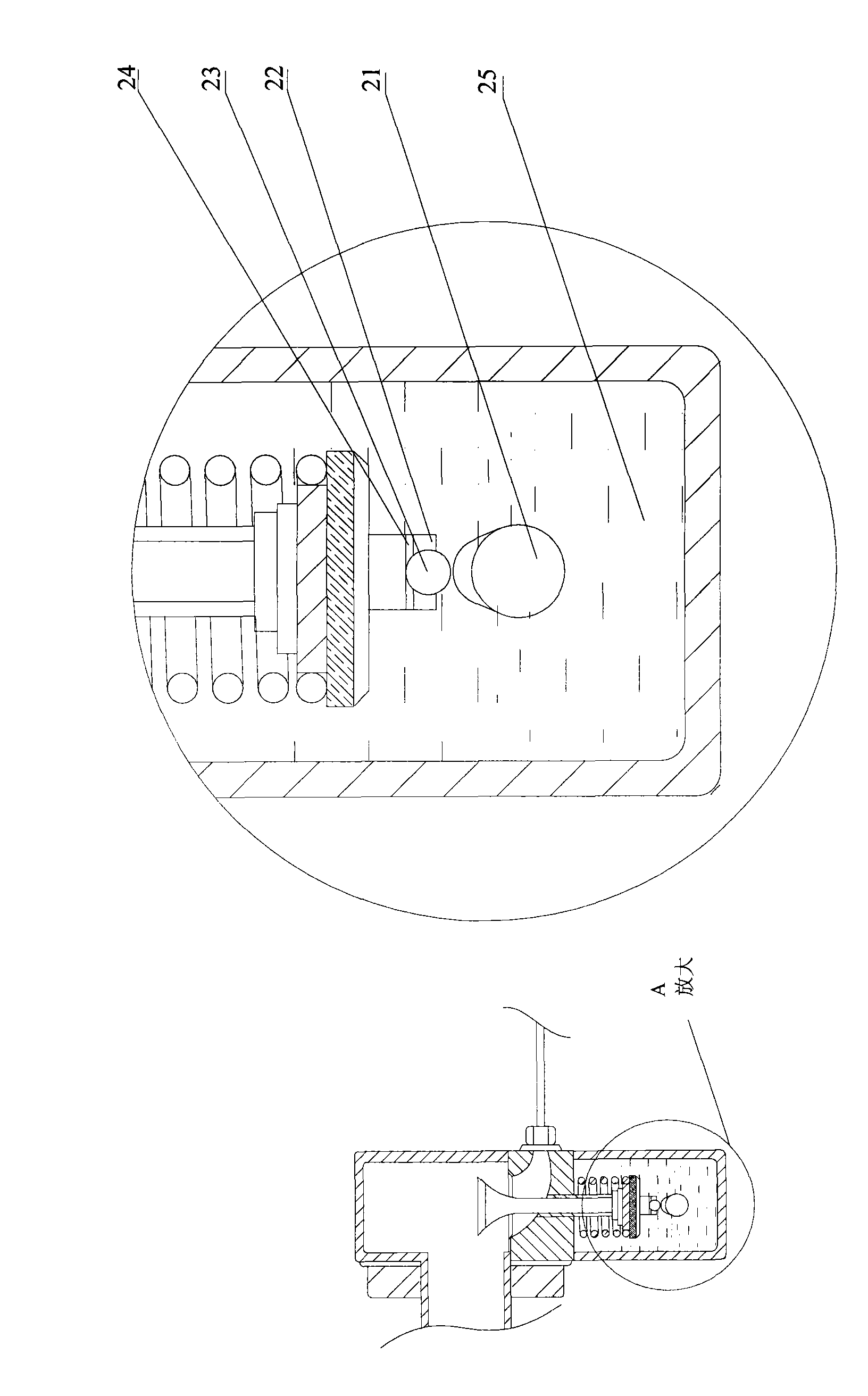 Special jet system for gas engine motor vehicles