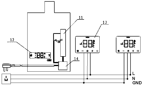 Water heater communication failure detection method