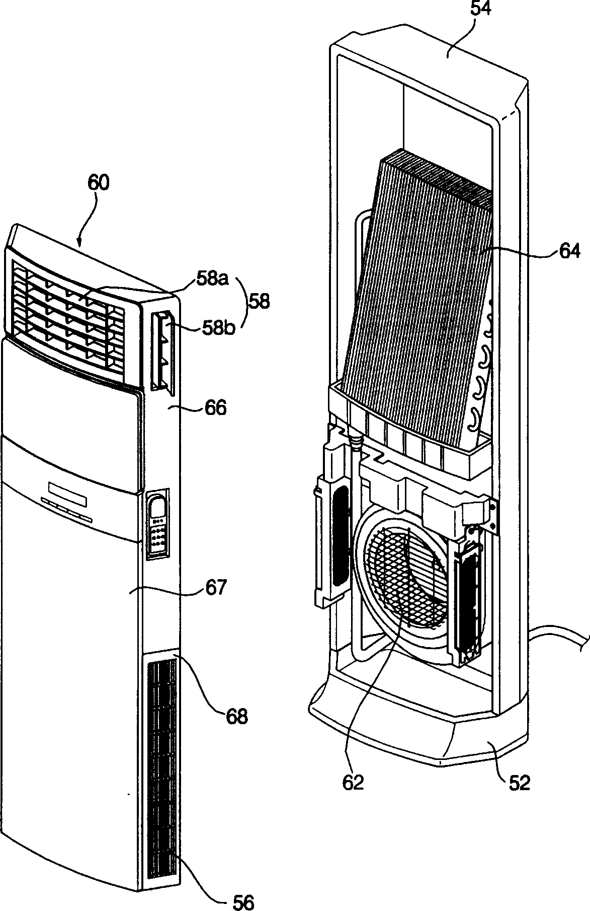 Method for controlling fan electromotor of air conditioner