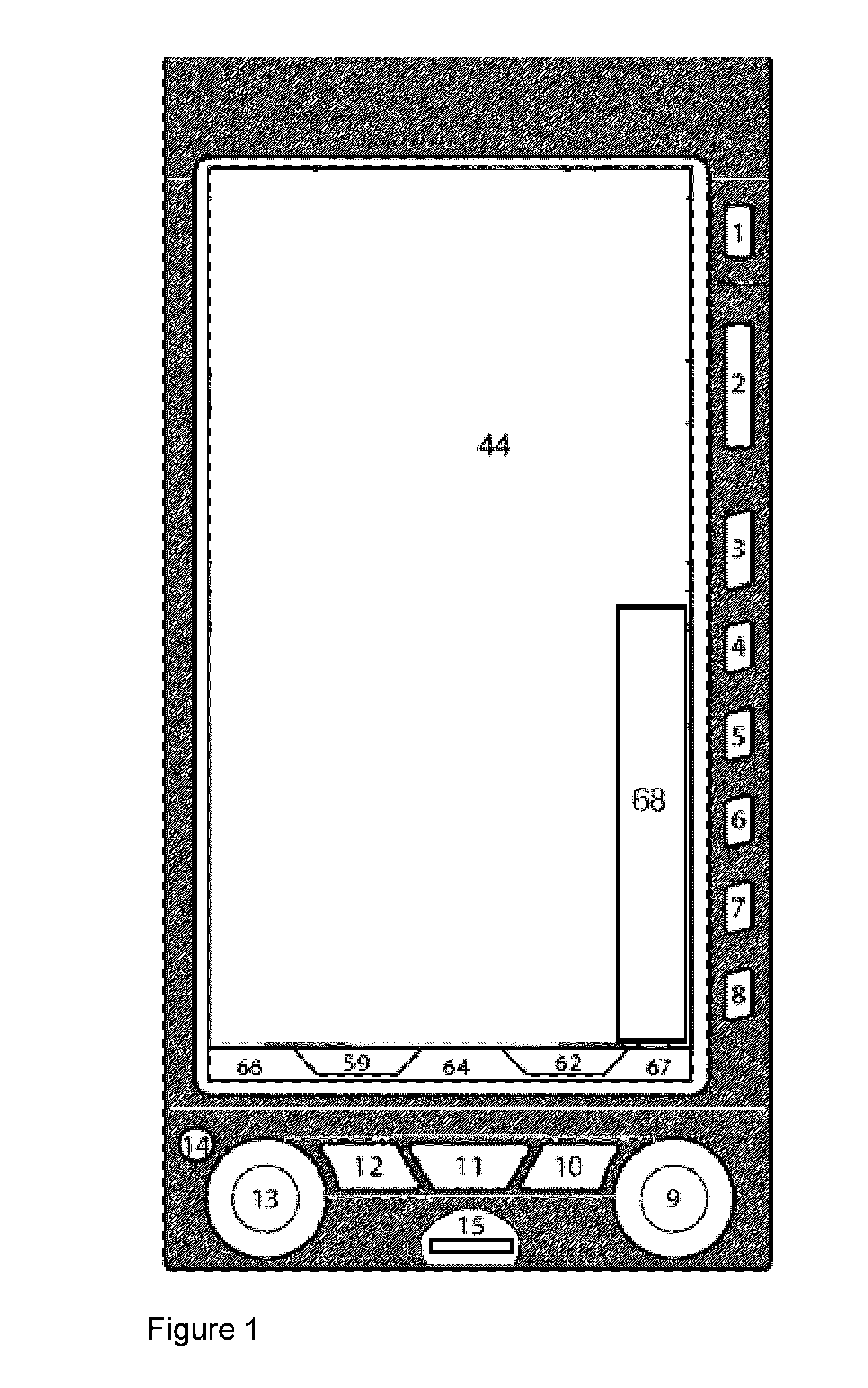 Avionics device, systems and methods of display