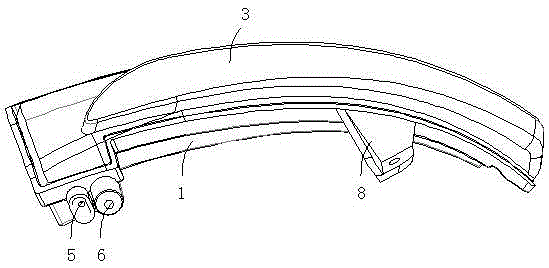 Lampshade of steering caution light