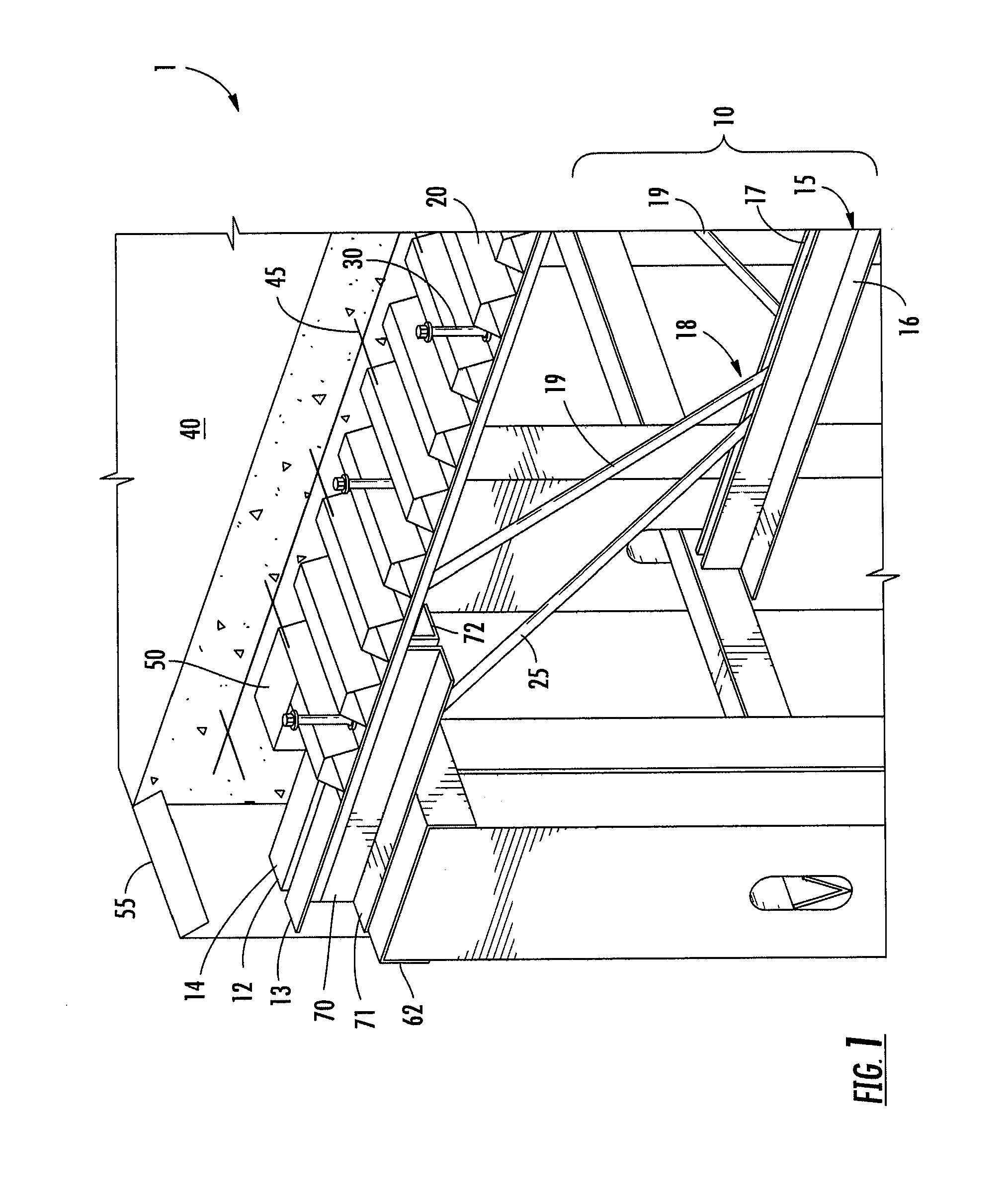 Composite joist floor system