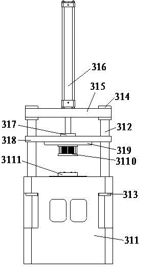 Stamping detection mechanism of stamping-welding line