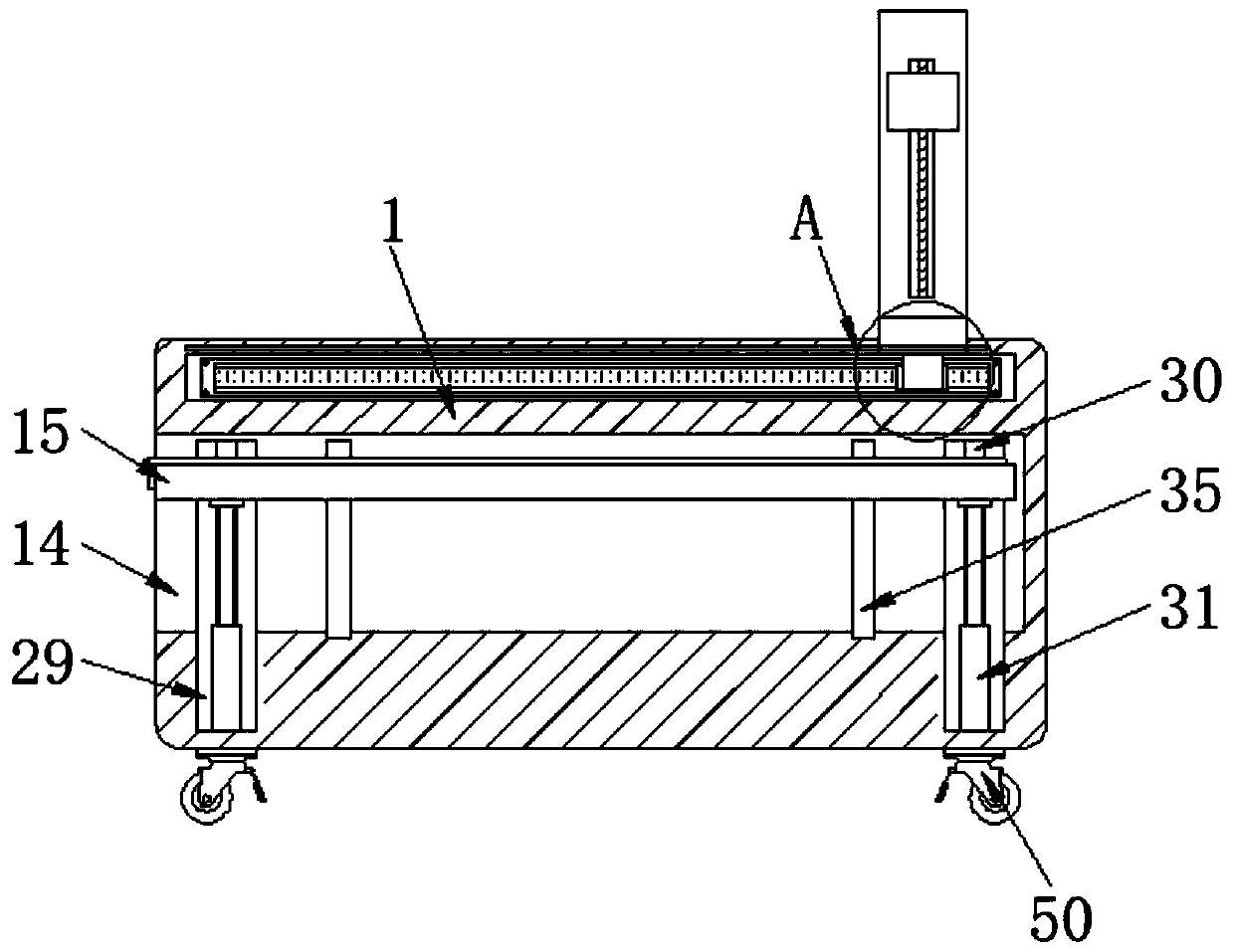 Novel CT examination bed