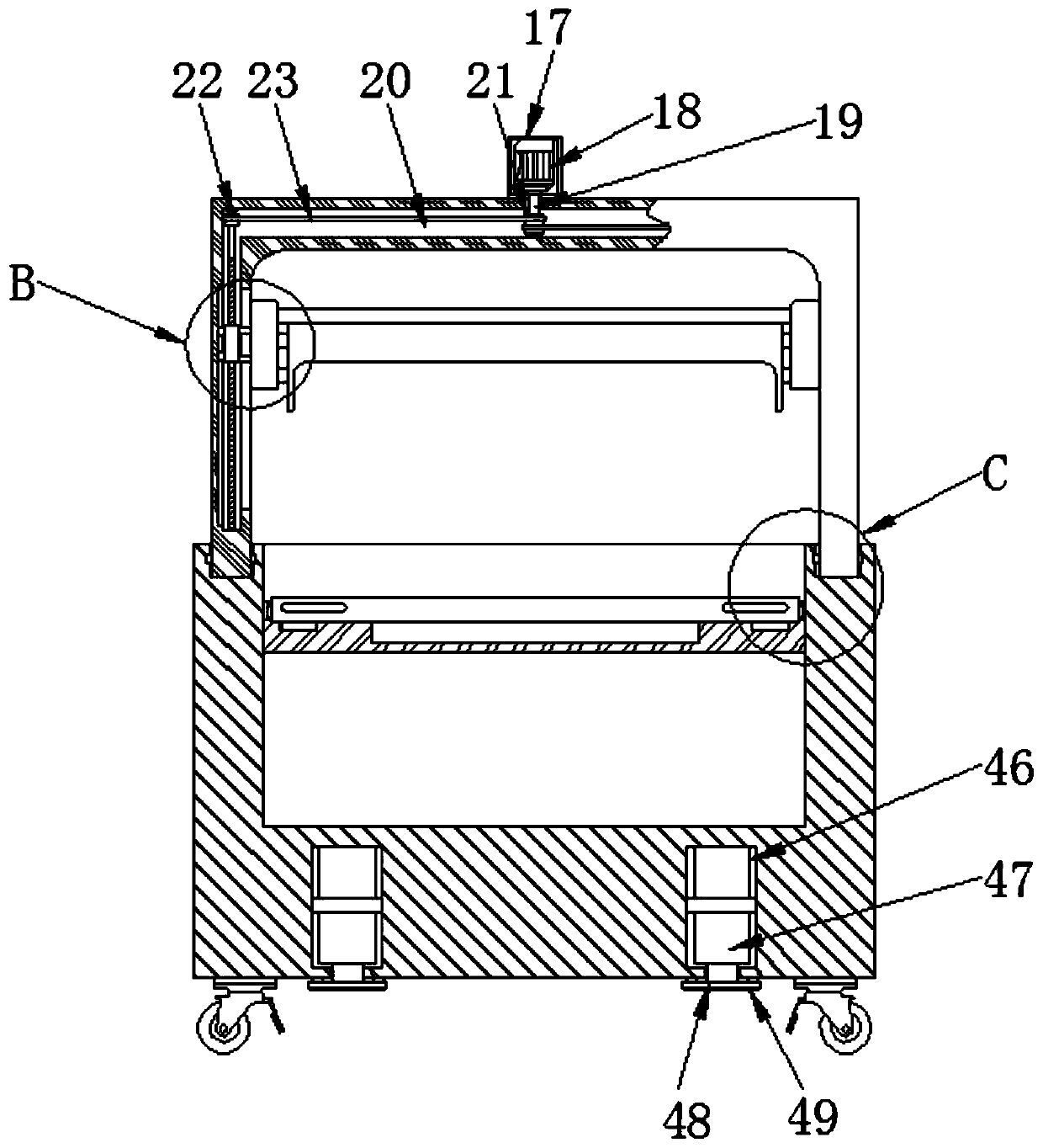 Novel CT examination bed