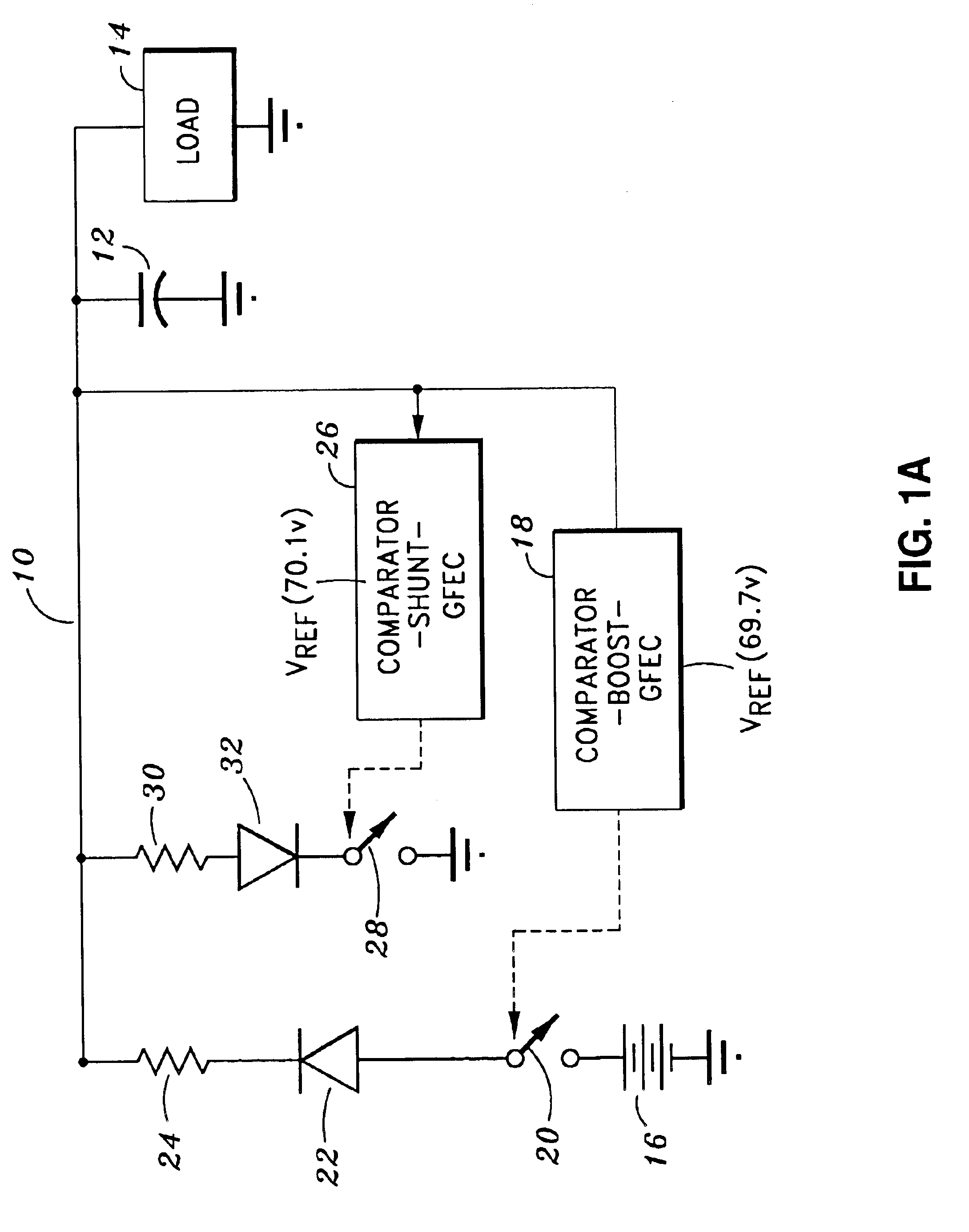 Bus voltage control using gated fixed energy pulses