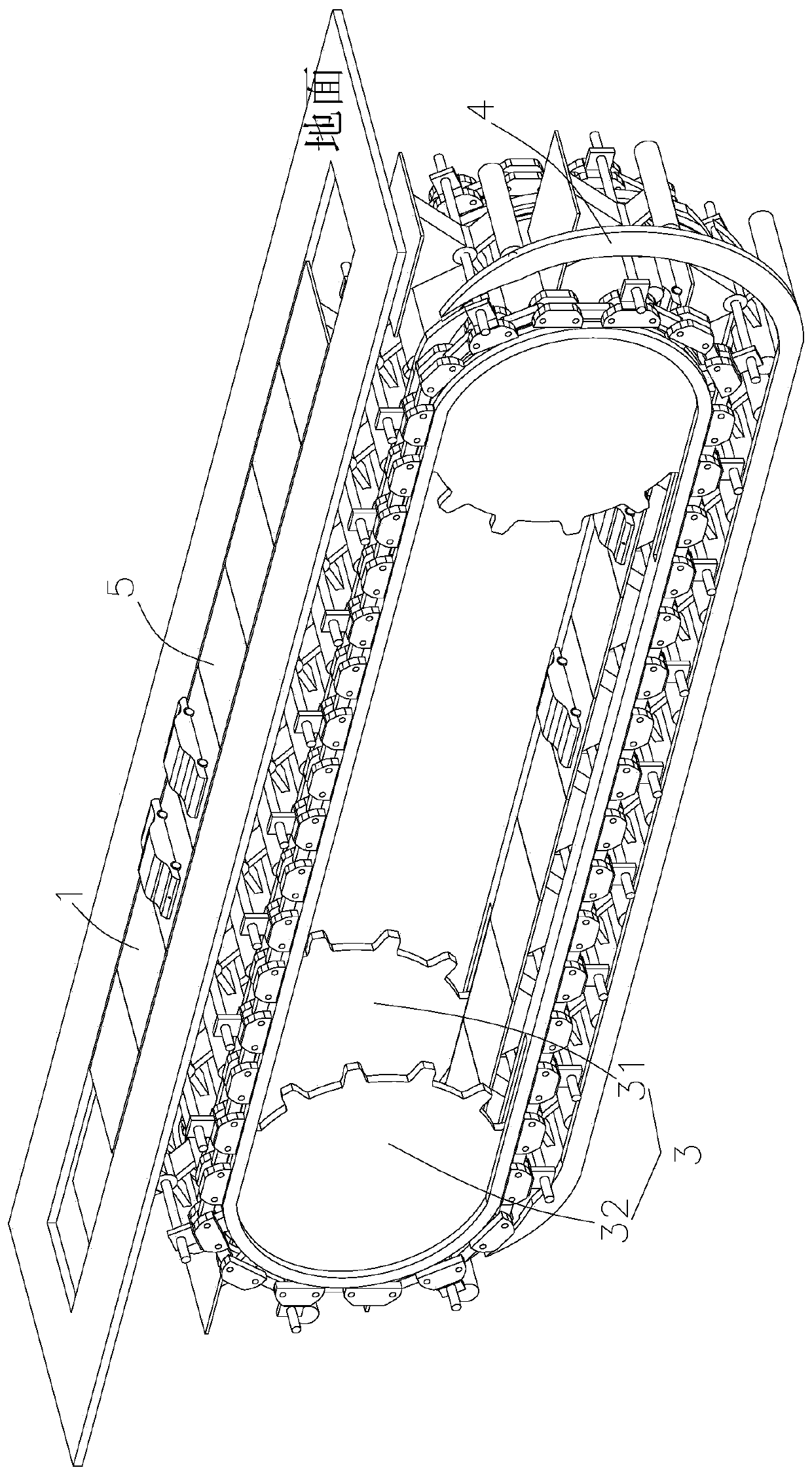 Underground deck parking garage