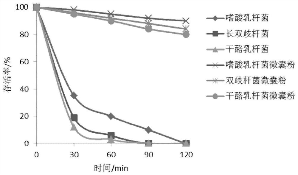 A kind of probiotic microcapsules which maintain the activity of bacterial species and its preparation method