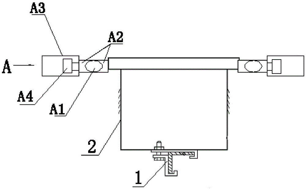 An external ultrasonic bird repeller with adjustable emission angle