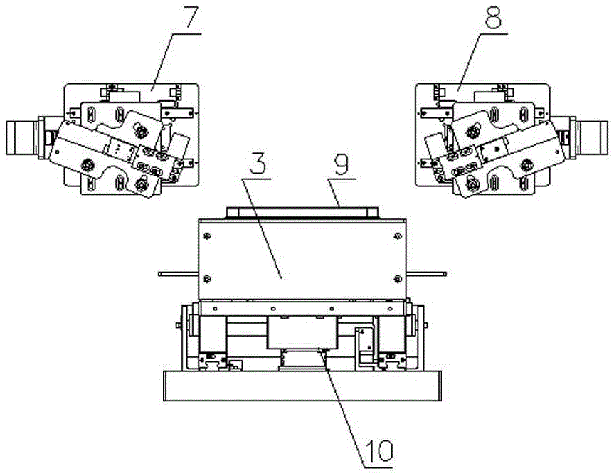 Laser cutting device for flexible display