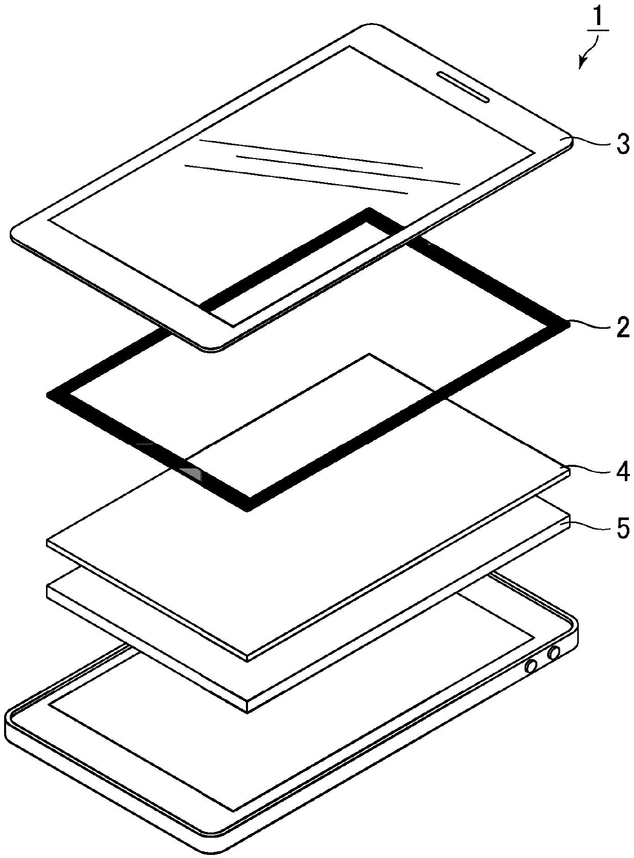 Adhesive sheet for electronic devices
