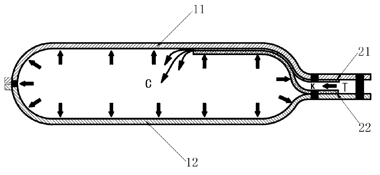 Polar membrane material with adsorptivity, unidirectional check valve and air bag